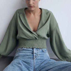 Zara Elasticized Blouse